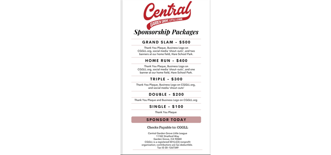 Sponsorship Opportunity 